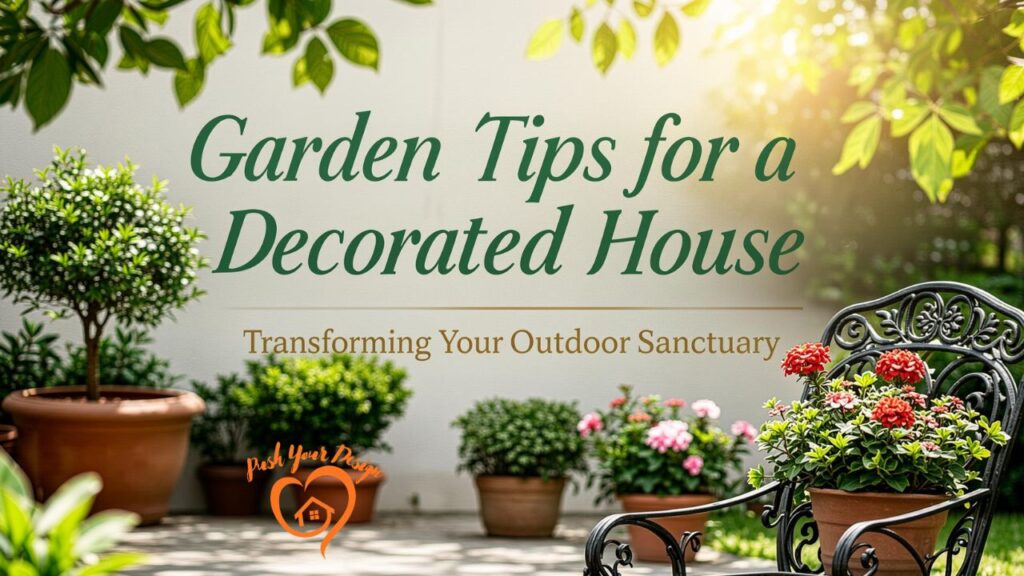 Garden Tips for a Decorated House Transforming Your Outdoor Sanctuary