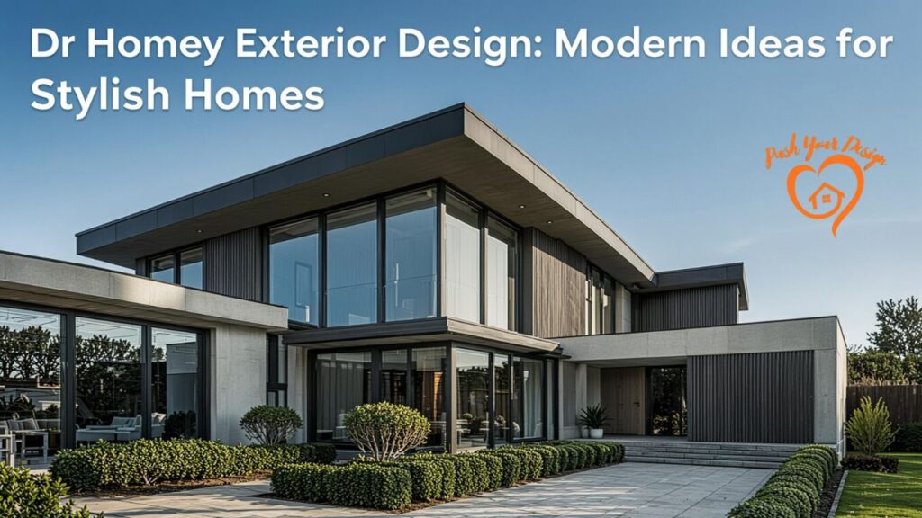 Dr Homey Exterior Design Modern Ideas for Stylish Homes