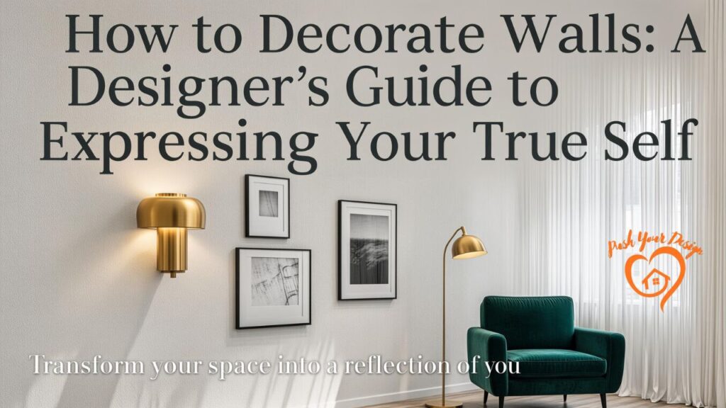 How to Decorate Walls A Designer's Guide to Expressing Your True Self