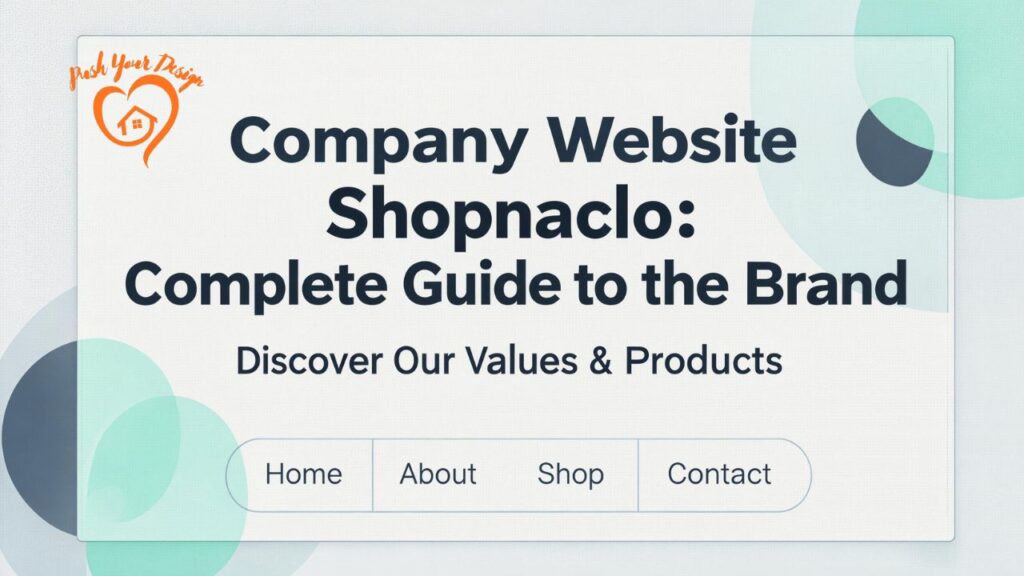Company Website Shopnaclo Complete Guide to the Brand