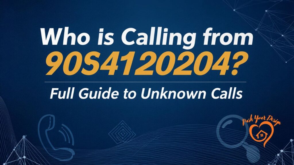 Who Is Calling from 9054120204 Full Guide to Unknown Calls