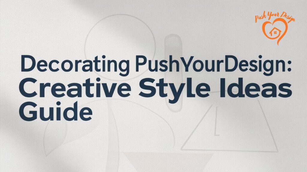 Decorating PushYourDesign Creative Style Ideas Guide