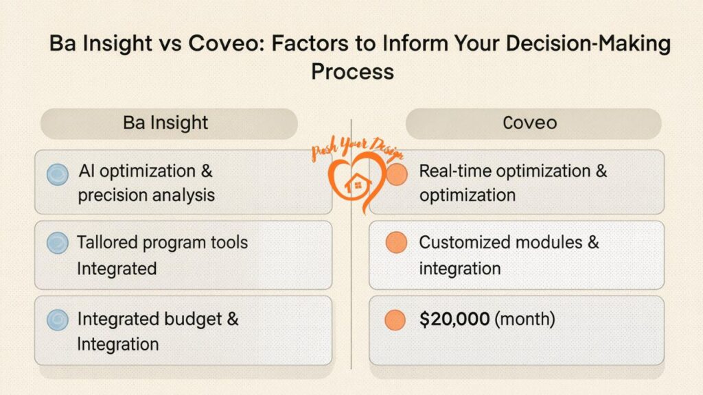 Ba Insight vs Coveo Factors to Inform Your Decision-Making Process