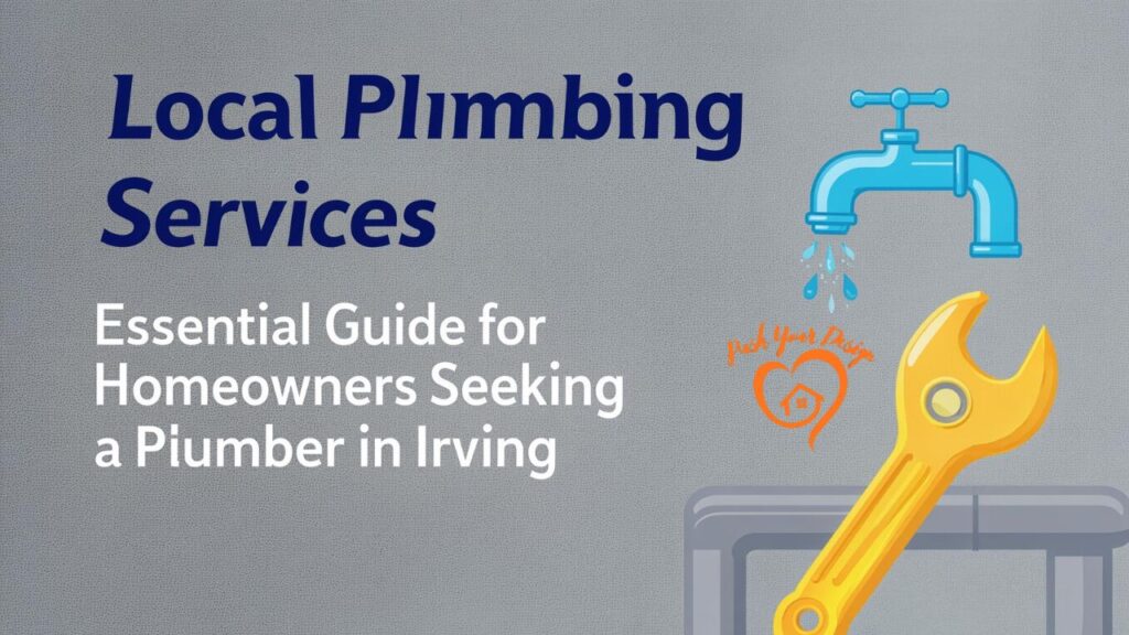 Local Plumbing Services Essential Guide for Homeowners Seeking a Plumber in Irving